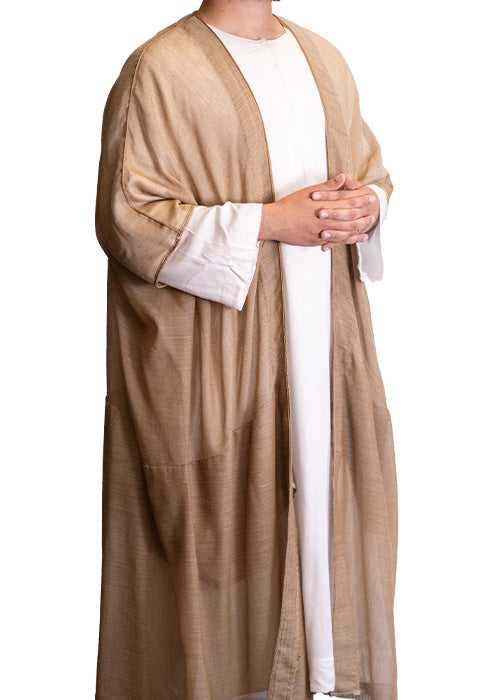 Beige Summer Bisht Cloak