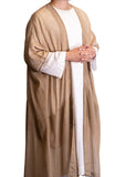 Beige Summer Bisht Cloak