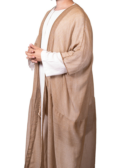 Beige Summer Bisht Cloak