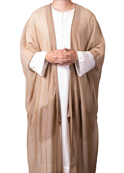 Beige Summer Bisht Cloak