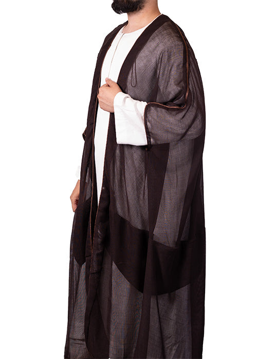 Brown Gold Summer Bisht Cloak