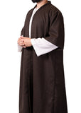 Brown Half Sleeve Wool Jubbah