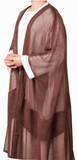 Chestnut Brown Summer Bisht Cloak