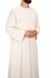 Cream Premium Cotton Jubbah & Thobe Set