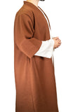 Chestnut Brown Half Sleeve Wool Jubbah