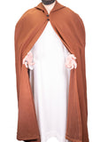 Chestnut Brown Hooded Wool Cloak