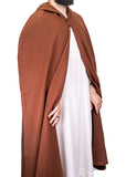 Chestnut Brown Hooded Wool Cloak