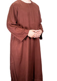 Brown Jubbah & Thobe Set