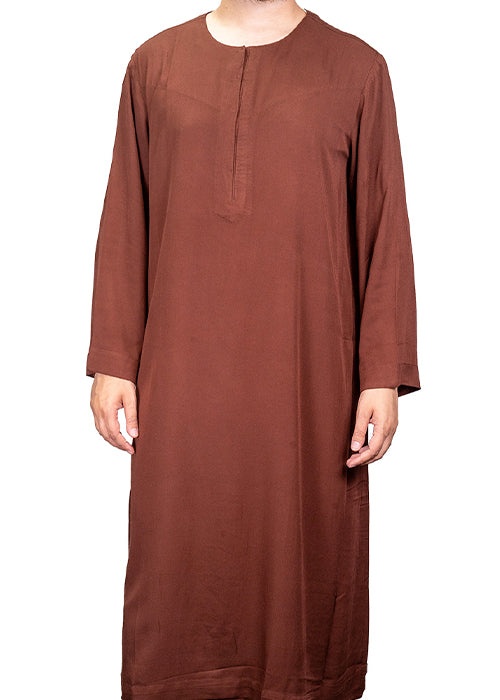 Brown Jubbah & Thobe Set