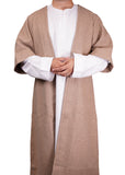 Beige Half Sleeve Wool Jubbah