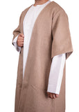 Beige Half Sleeve Wool Jubbah