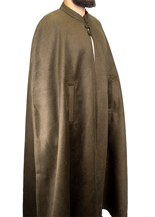 Green Premium Wool Cloak (No Hood)