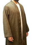 Olive Green Wool Jubbah Coat