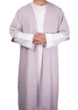 Light Grey Summer Half Sleeve Jubbah