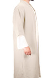 Light Beige Half Sleeve Wool Jubbah