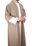 Light Brown Half Sleeve Wool Jubbah