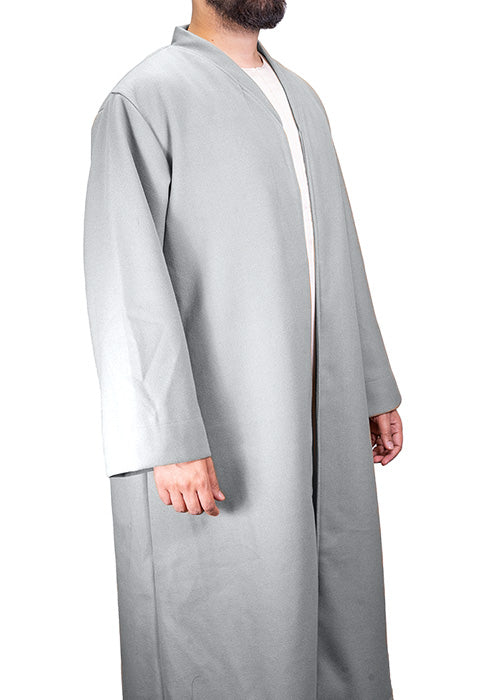 Light Grey Wool Jubbah Coat (Oversized)