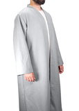 Light Grey Wool Jubbah Coat (Oversized)