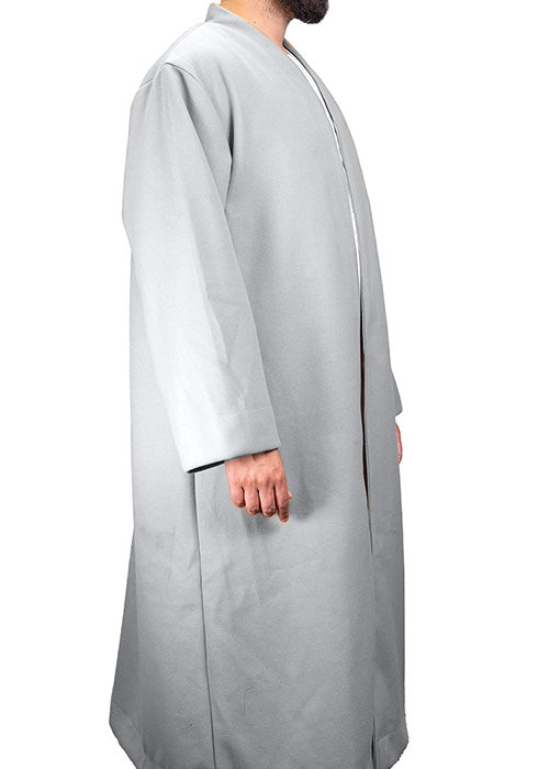 Light Grey Wool Jubbah Coat (Oversized)