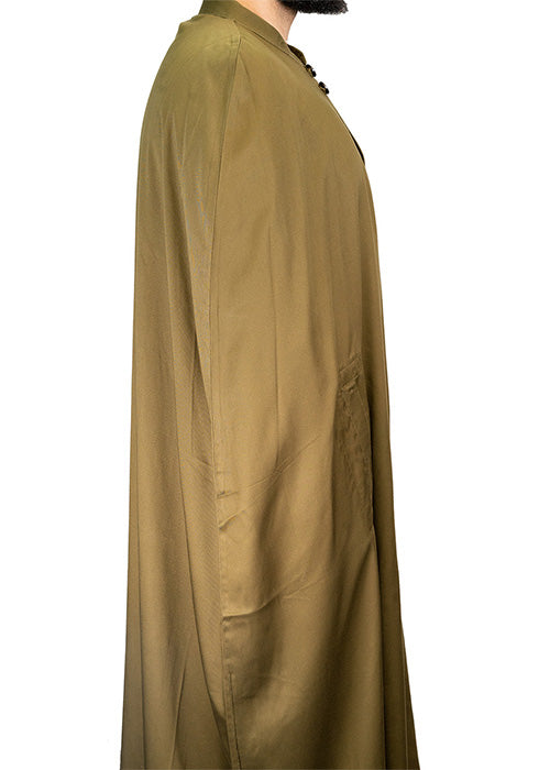 Olive Green Premium Cotton Cloak