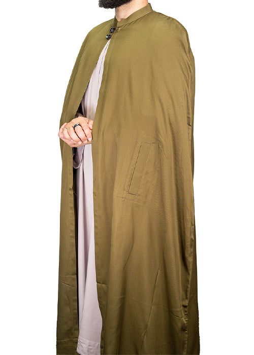 Olive Green Premium Cotton Cloak