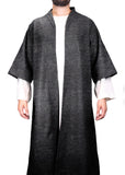 Dark Grey Half Sleeve Wool Jubbah