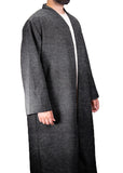 Dark Grey Wool Jubbah Coat (Oversized)