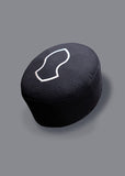 Black Stitched Kufi Hat