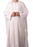White Summer Bisht Cloak