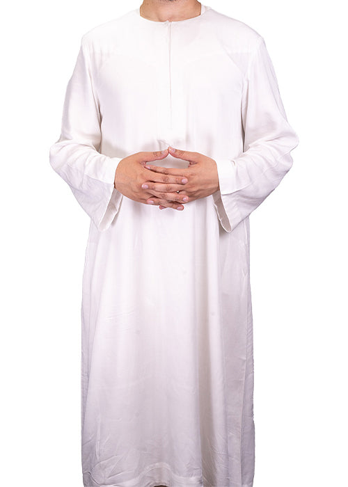 White Jubbah & Thobe Set