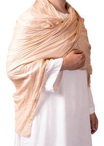 Beige Cotton Shawl