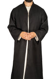 Black Wool Jubbah Coat