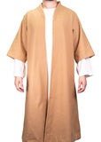 Camel Brown Half Sleeve Wool Jubbah