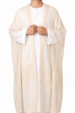 Cream Summer Bisht Cloak