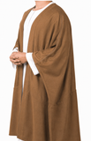 Camel Brown Premium Merino Wool Bisht Cloak