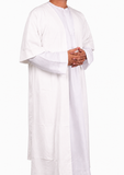 White Summer Half Sleeve Jubbah
