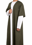 Khakhi Green Summer Half Sleeve Jubbah