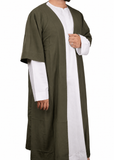 Khakhi Green Summer Half Sleeve Jubbah