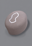 Grey Stitched Kufi Hat