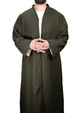 Dark Green Wool Jubbah Coat (Oversized)