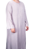 Grey Jubbah & Thobe Set