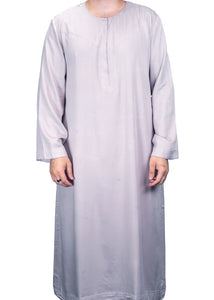 Grey Jubbah & Thobe Set