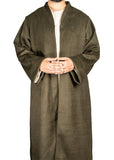 Olive Green Wool Jubbah Coat