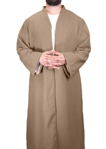 Light Brown Wool Jubbah Coat