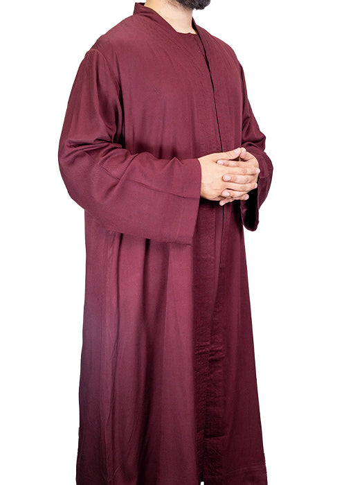 Maroon Jubbah & Thobe Set